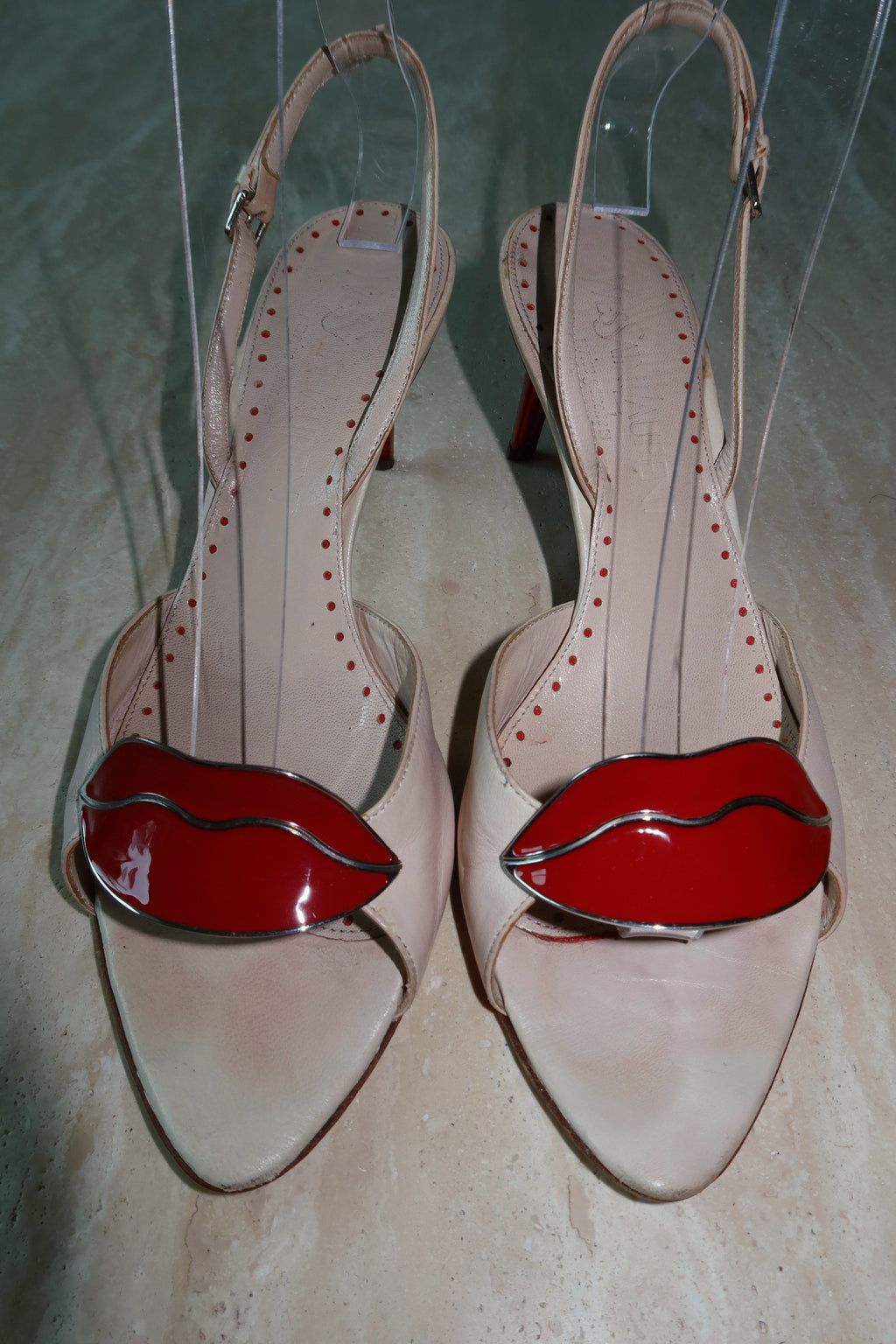 YSL by Tom Ford "Dali Lips" Slingback Heels – Spring/Summer 2003 Archive