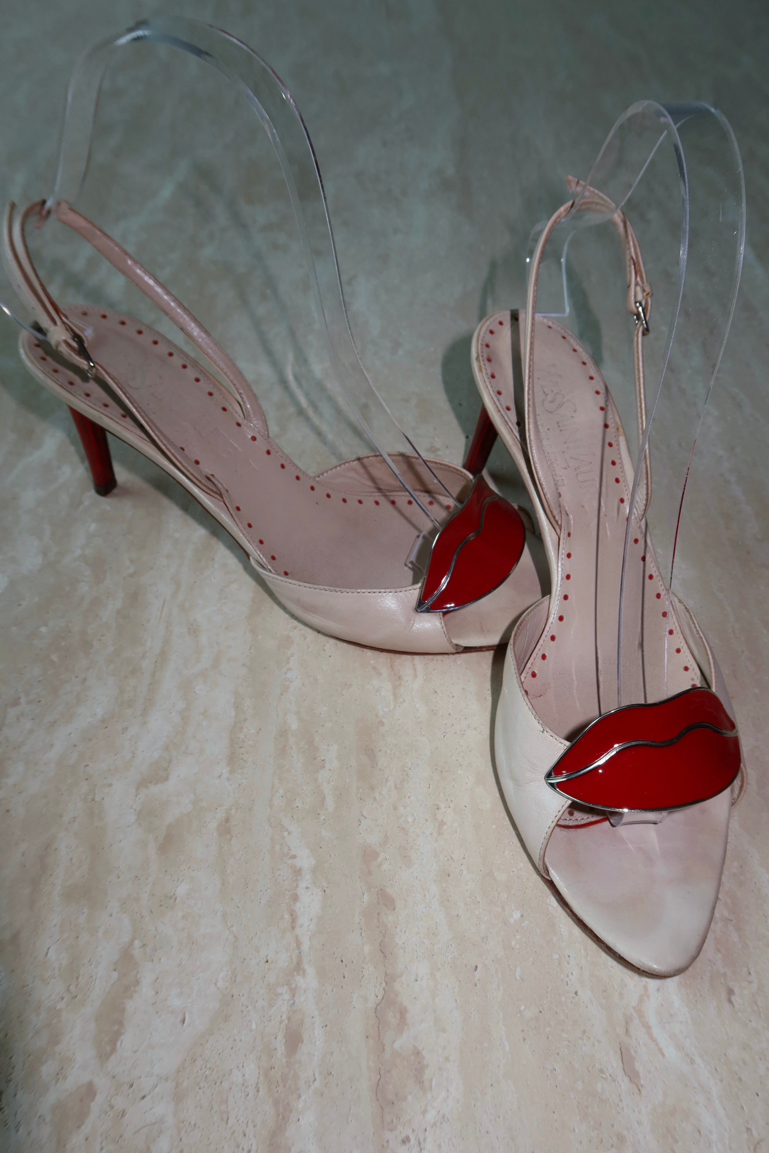 YSL by Tom Ford "Dali Lips" Slingback Heels – Spring/Summer 2003 Archive