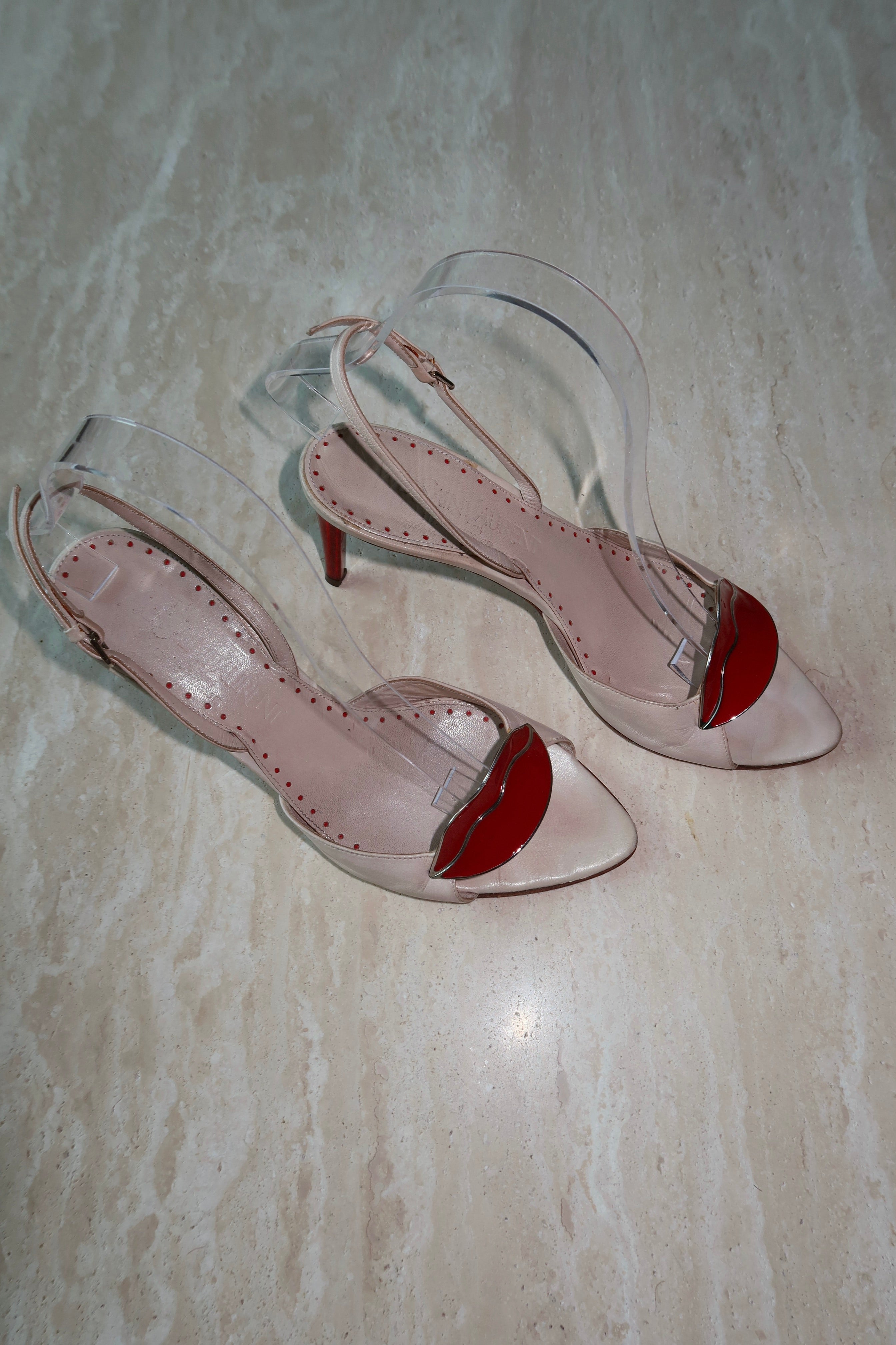 YSL by Tom Ford "Dali Lips" Slingback Heels – Spring/Summer 2003 Archive