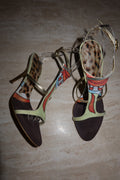 Roberto Cavalli Leopard Strappy Heel