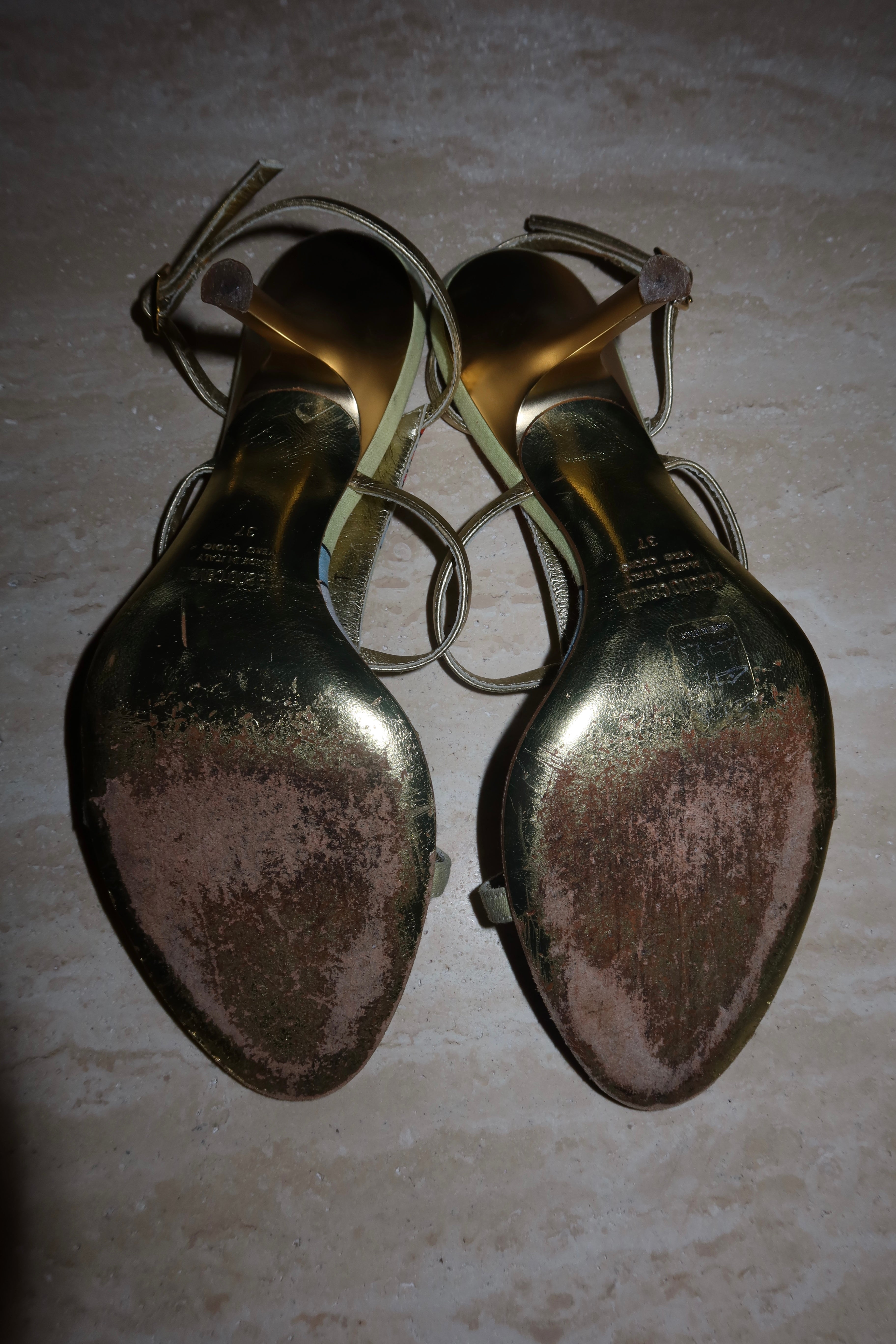 Roberto Cavalli Leopard Strappy Heel