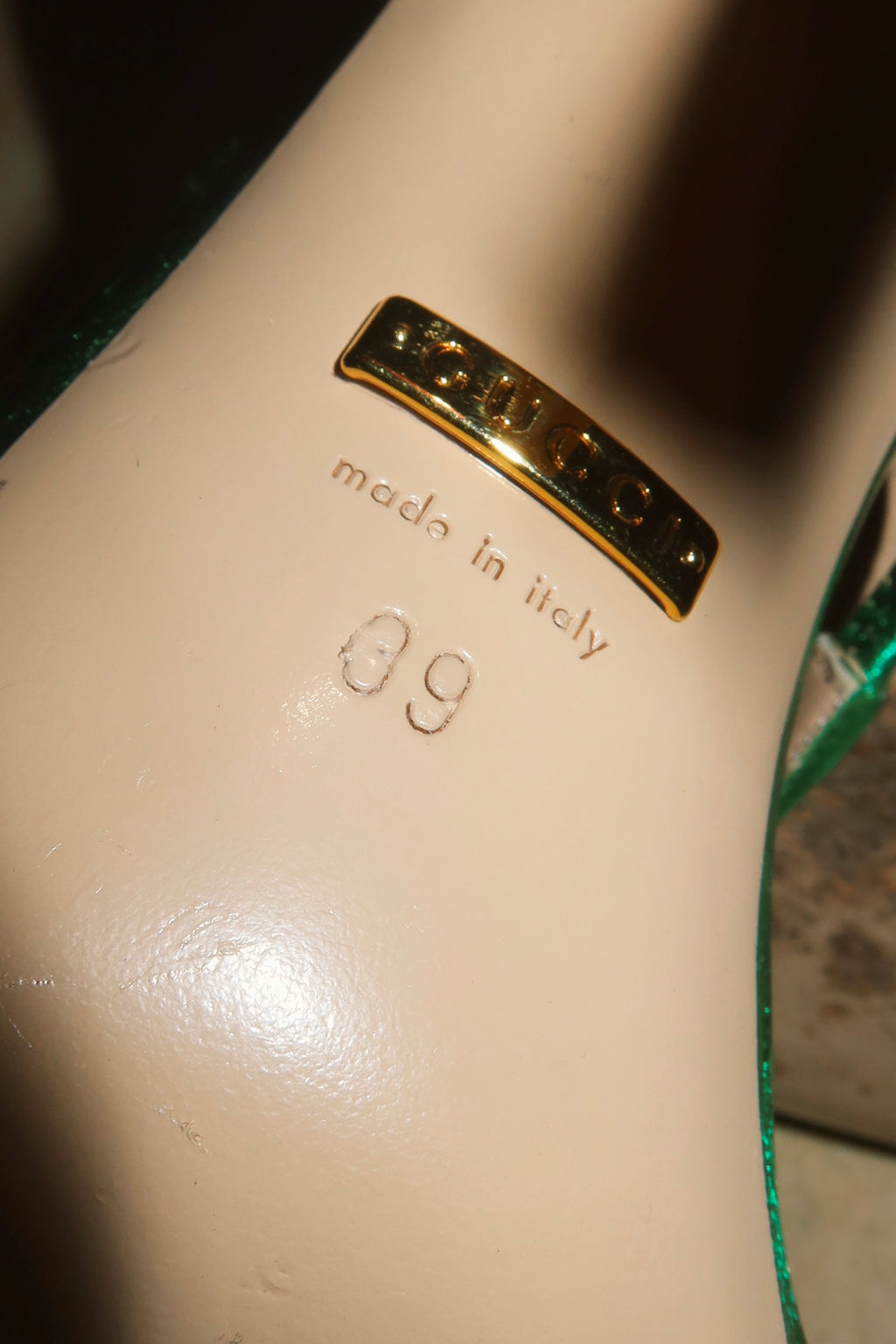 Gucci "Wangy" Alessandro Michele Surrealist “Eye” Crystal  Satin Sandals Rare