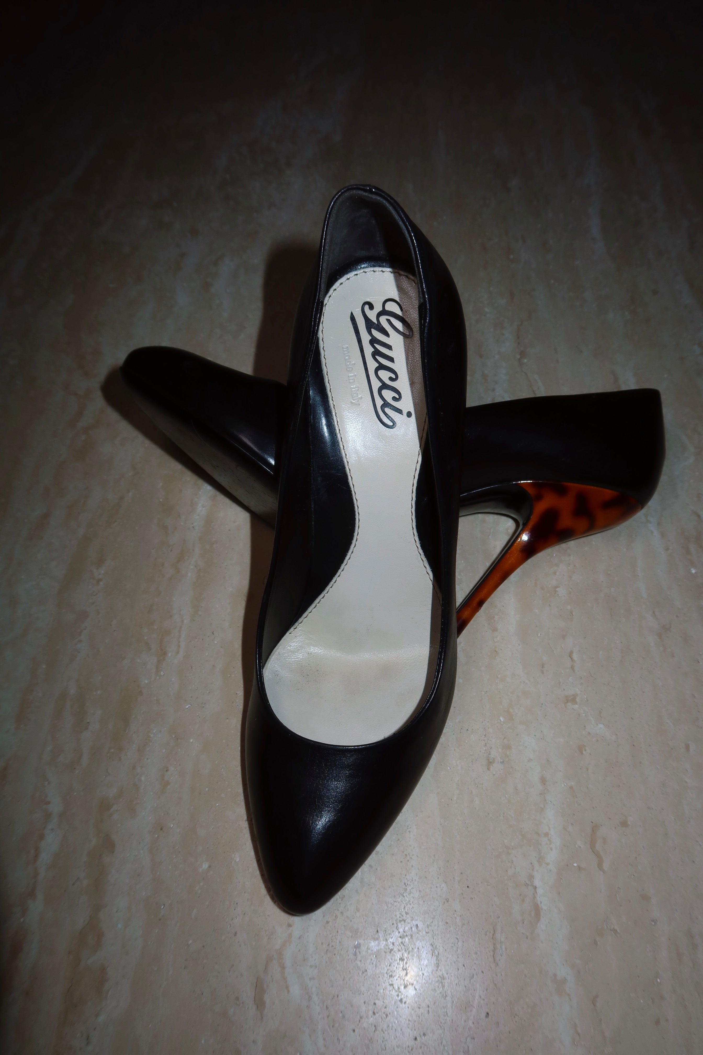 Gucci Tom Ford Era “Sophia” Tortoiseshell Heel Pumps