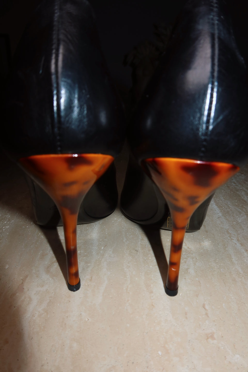 Gucci Tom Ford Era “Sophia” Tortoiseshell Heel Pumps