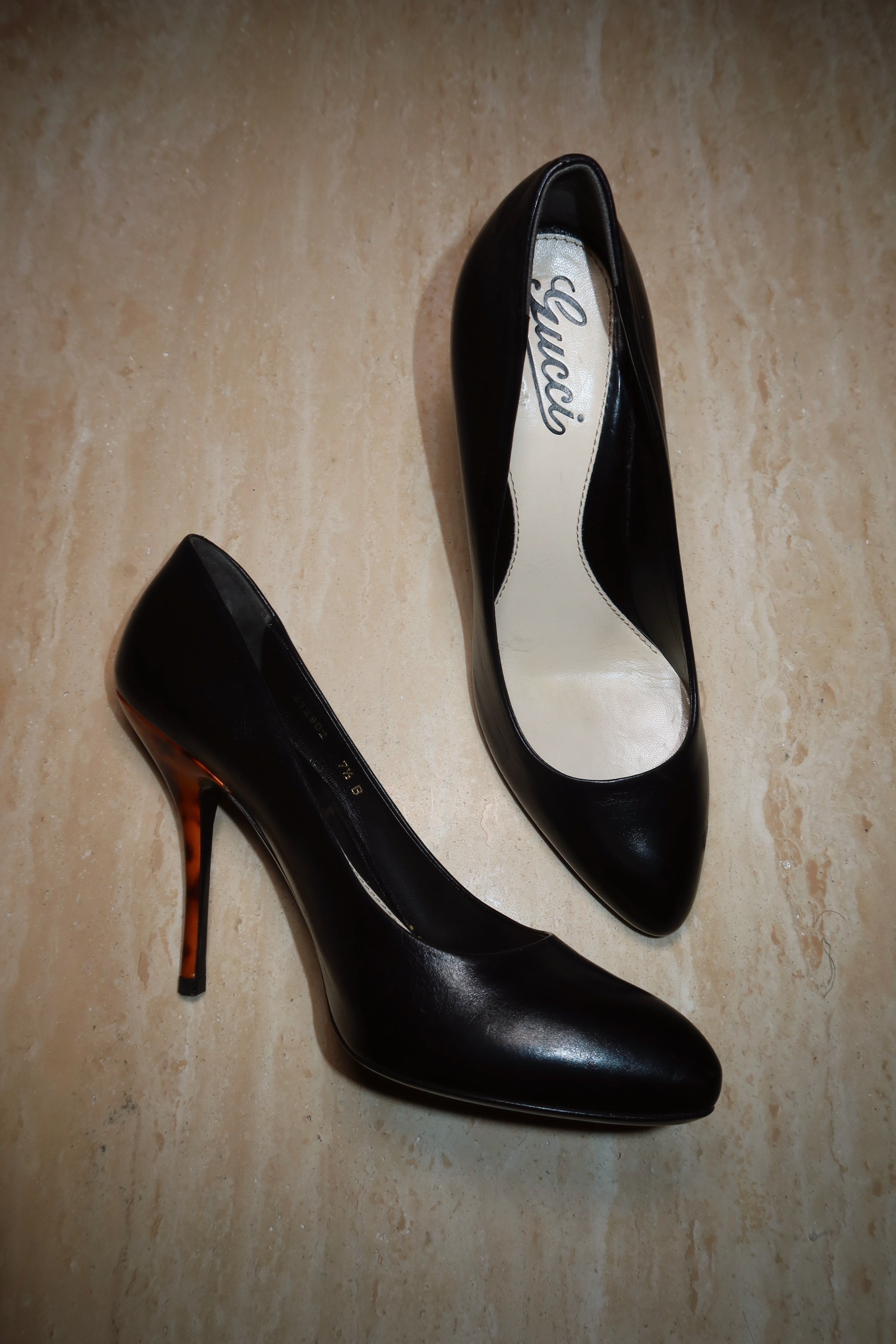 Gucci Tom Ford Era “Sophia” Tortoiseshell Heel Pumps